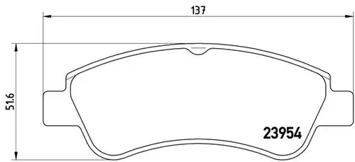 накладки BREMBO P 61 066