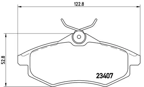 накладки BREMBO P 61 074