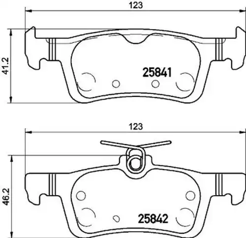 накладки BREMBO P 61 121