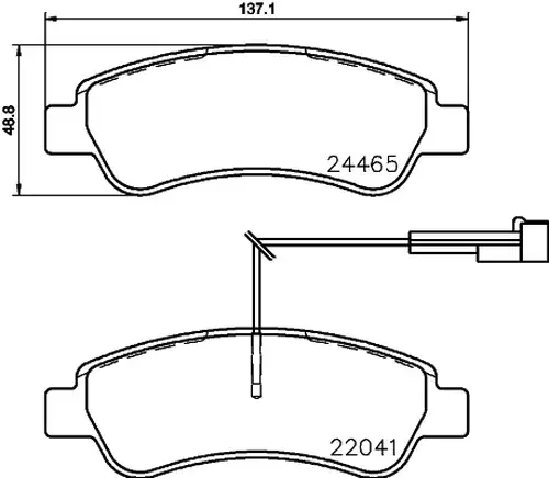 накладки BREMBO P 61 125