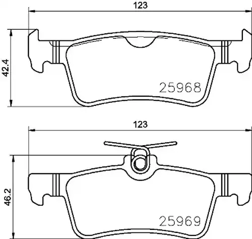 накладки BREMBO P 61 126