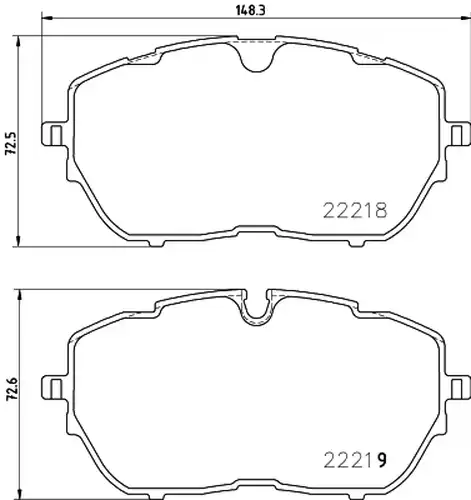 накладки BREMBO P 61 128