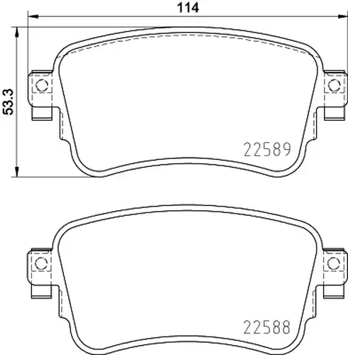 накладки BREMBO P 61 133