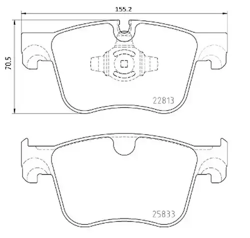 накладки BREMBO P 61 135