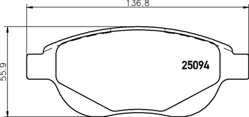 накладки BREMBO P 61 137