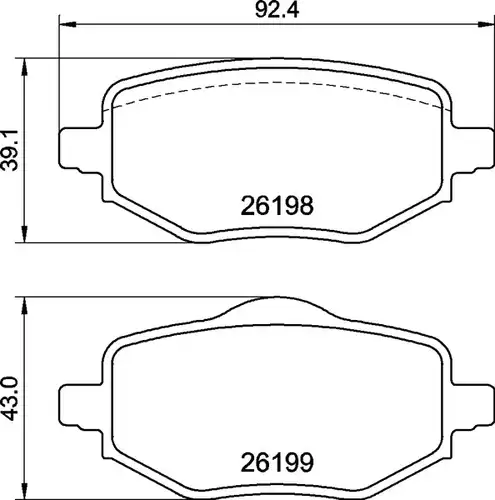 накладки BREMBO P 61 140