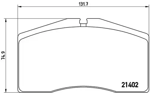 накладки BREMBO P 65 006