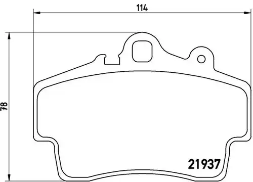 накладки BREMBO P 65 007