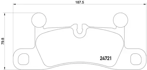 накладки BREMBO P 65 027