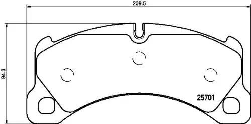 накладки BREMBO P 65 033