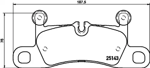 накладки BREMBO P 65 042