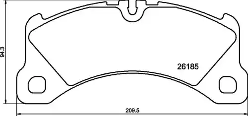 накладки BREMBO P 65 047