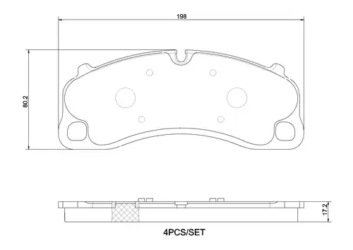 накладки BREMBO P 65 048