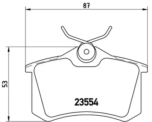 накладки BREMBO P 68 024