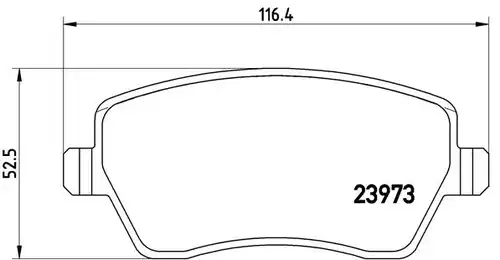 накладки BREMBO P 68 033