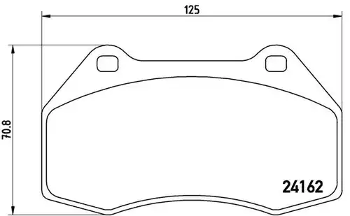 накладки BREMBO P 68 036