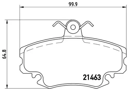 накладки BREMBO P 68 038