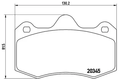 накладки BREMBO P 68 051