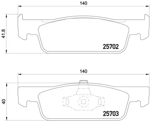 накладки BREMBO P 68 059