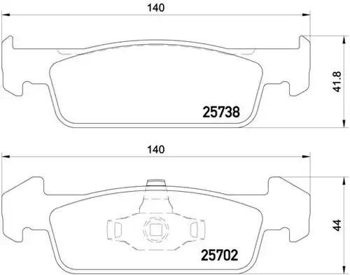 накладки BREMBO P 68 060