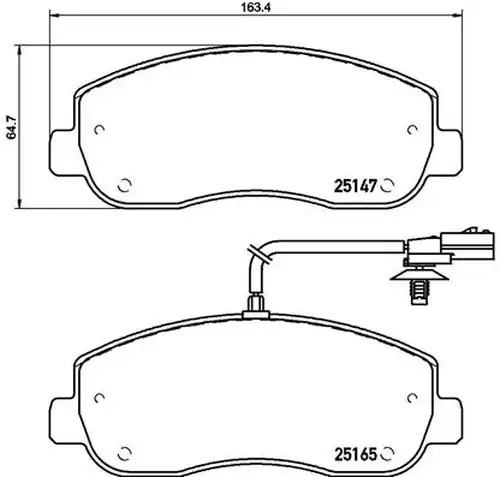 накладки BREMBO P 68 062