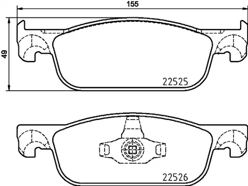 накладки BREMBO P 68 065