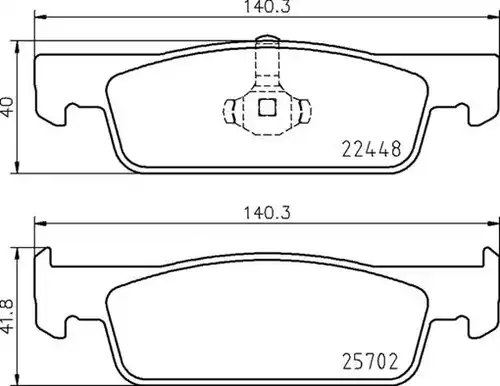 накладки BREMBO P 68 069