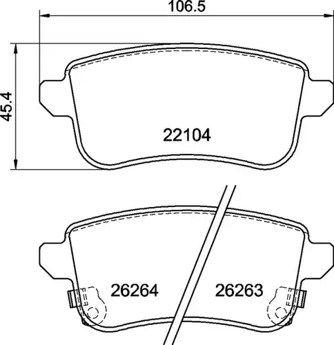 накладки BREMBO P 68 074