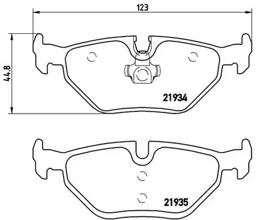 накладки BREMBO P 71 006