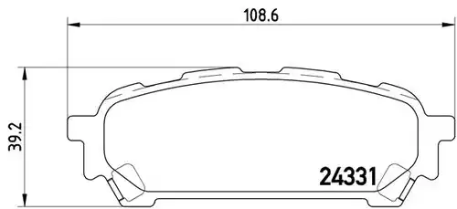 накладки BREMBO P 78 014