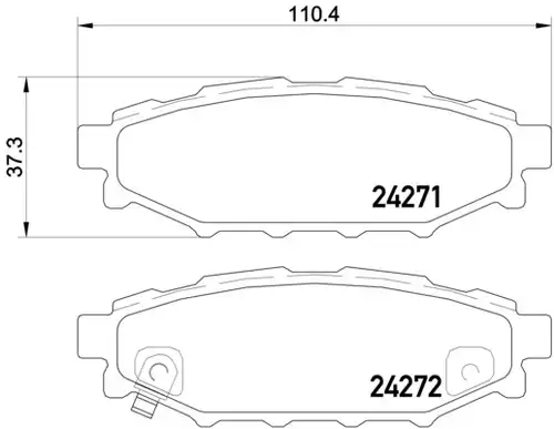 накладки BREMBO P 78 020