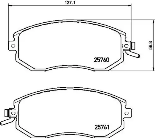 накладки BREMBO P 78 021