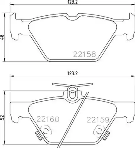 накладки BREMBO P 78 026