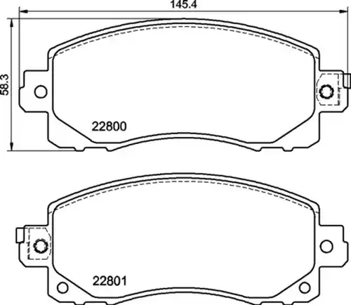 накладки BREMBO P 78 028