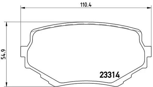 накладки BREMBO P 79 009