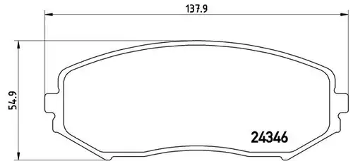 накладки BREMBO P 79 018