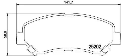 накладки BREMBO P 79 028