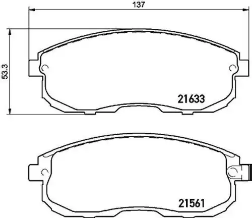 накладки BREMBO P 79 030