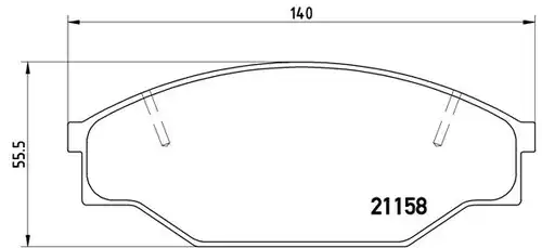 накладки BREMBO P 83 013