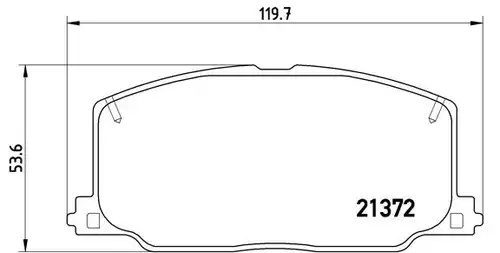 накладки BREMBO P 83 016