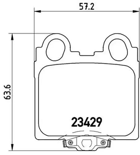 накладки BREMBO P 83 045