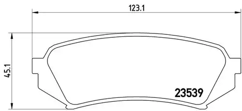 накладки BREMBO P 83 049