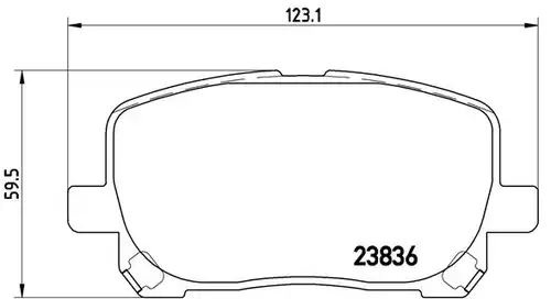 накладки BREMBO P 83 061