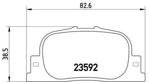 накладки BREMBO P 83 063