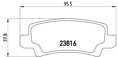 накладки BREMBO P 83 065