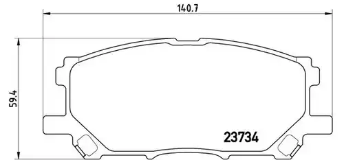 накладки BREMBO P 83 067