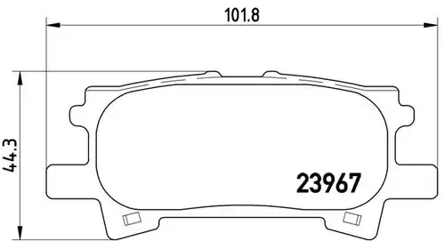 накладки BREMBO P 83 068