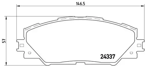 накладки BREMBO P 83 071