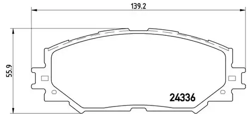 накладки BREMBO P 83 082