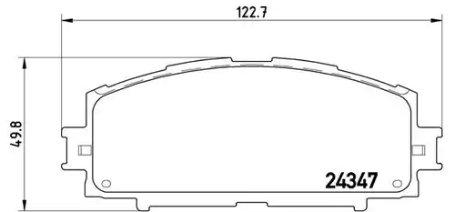 накладки BREMBO P 83 086